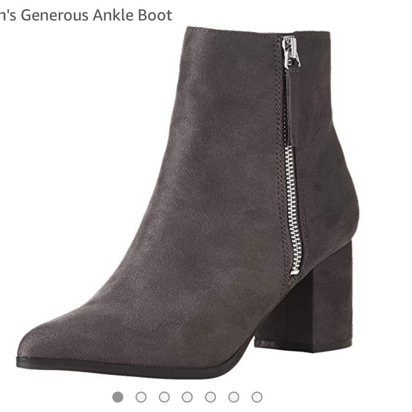 Steve Madden black generous ankle boots - Picture 2 of 4